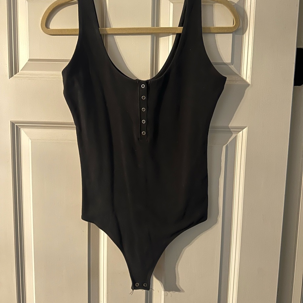 Abercrombie Black Sleeveless Bodysuit